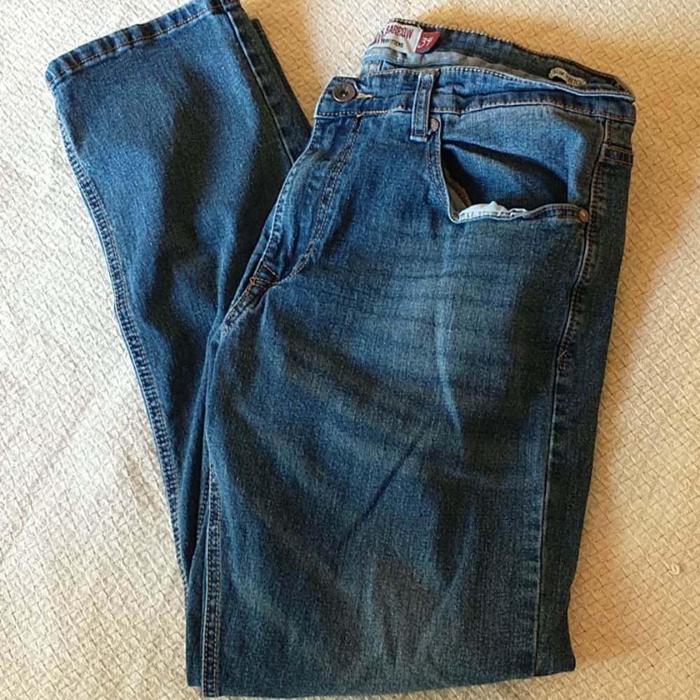 Hudson & Barrow men's slim stretch jeans